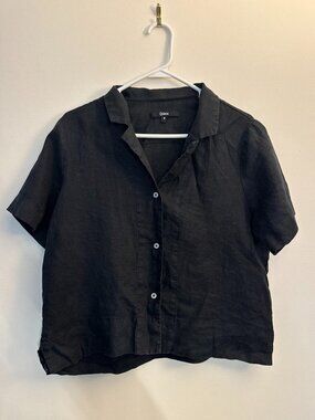 100% European Linen Short Sleeve Shirt